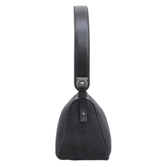 Salvatore Ferragamo Gancini Semi-Shoulder Bag for Women, Black, AU-21 3834. (Shoulder bag, black, women's) — Like New