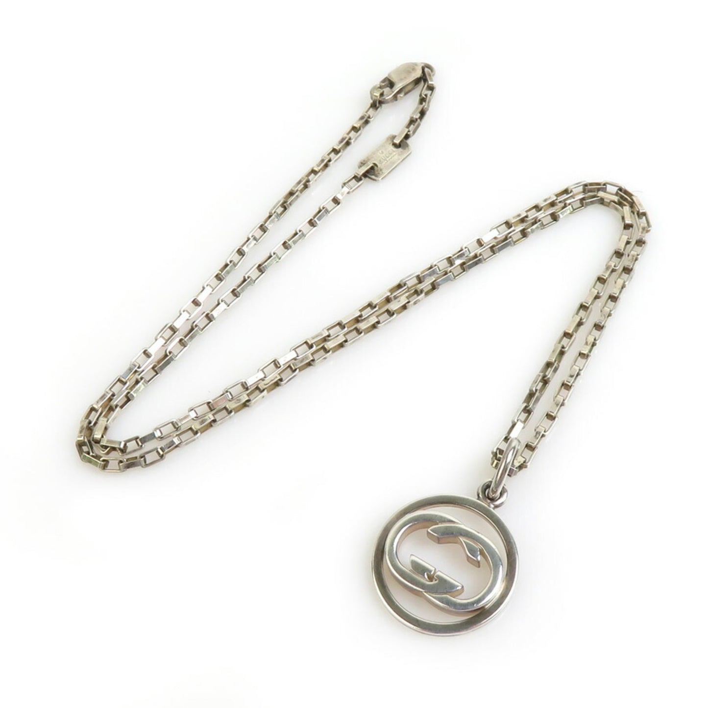 Gucci 925 Sterling Silver Necklace for Men, 56403a