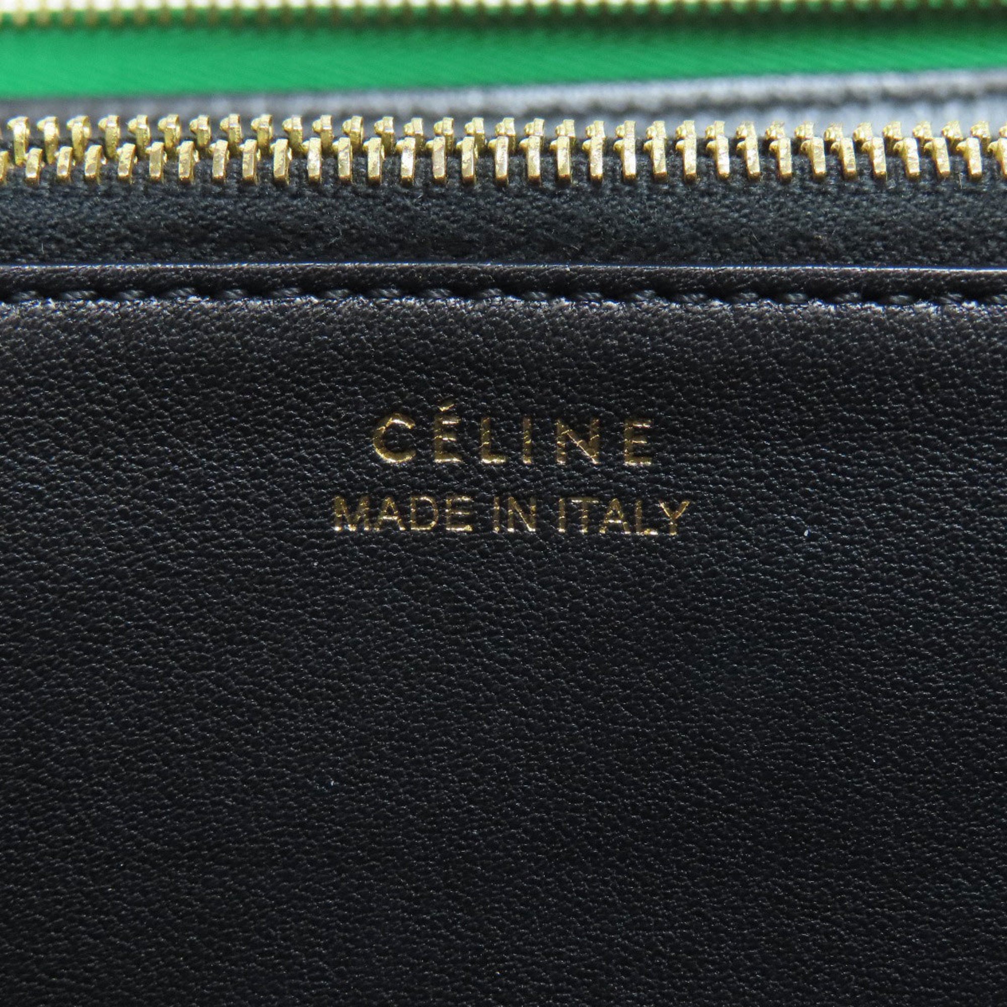 CELINE Long Wallet Leather Women's