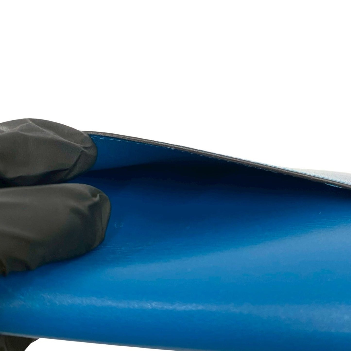 A stamped HERMES Constance Compact Calf Leather Bi-fold Wallet Blue 28793