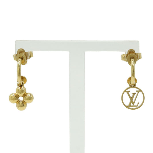 LOUIS VUITTON Blooming GP Gold-Colored Earrings M64859