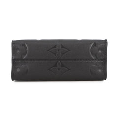 Louis Vuitton Monogram Empreinte OnTheGo PM Handbag M45653 Black 2-way LOUIS VUITTON — Like New