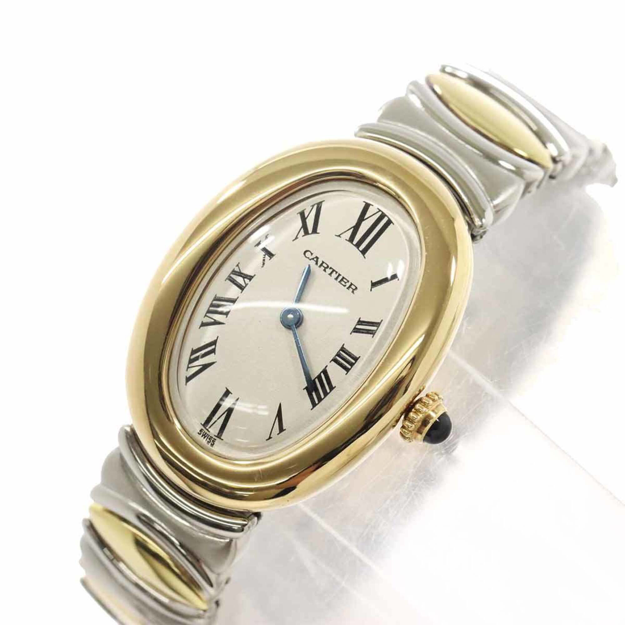 Cartier Baignoire Belle Epoque W40002F2 Ladies' Watch, Ivory, 18K Yellow Gold, Quartz Watch — Like New