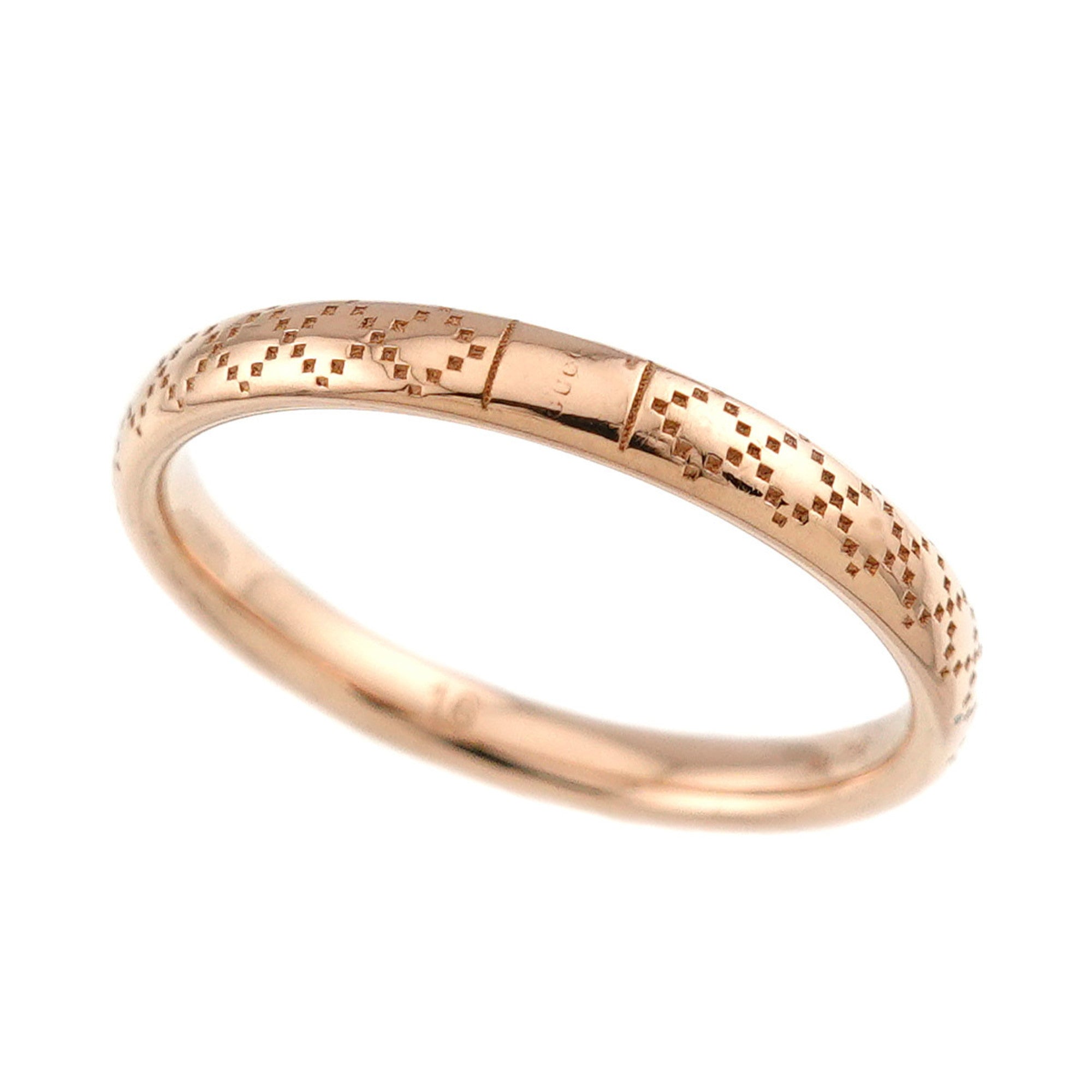 Gucci Diamantissima Ring #16, 18K PG Pink Gold 750 — Like New