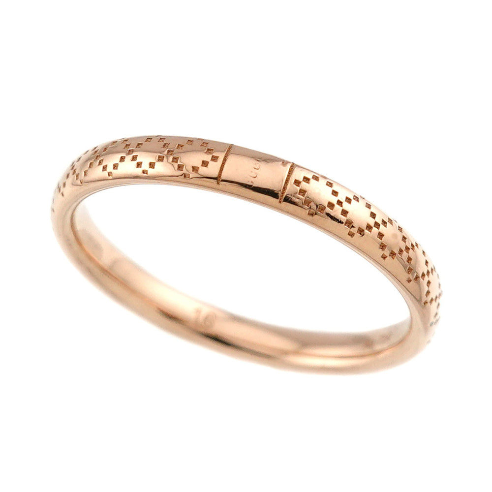 Gucci Diamantissima Ring #16, 18K PG Pink Gold 750 — Like New