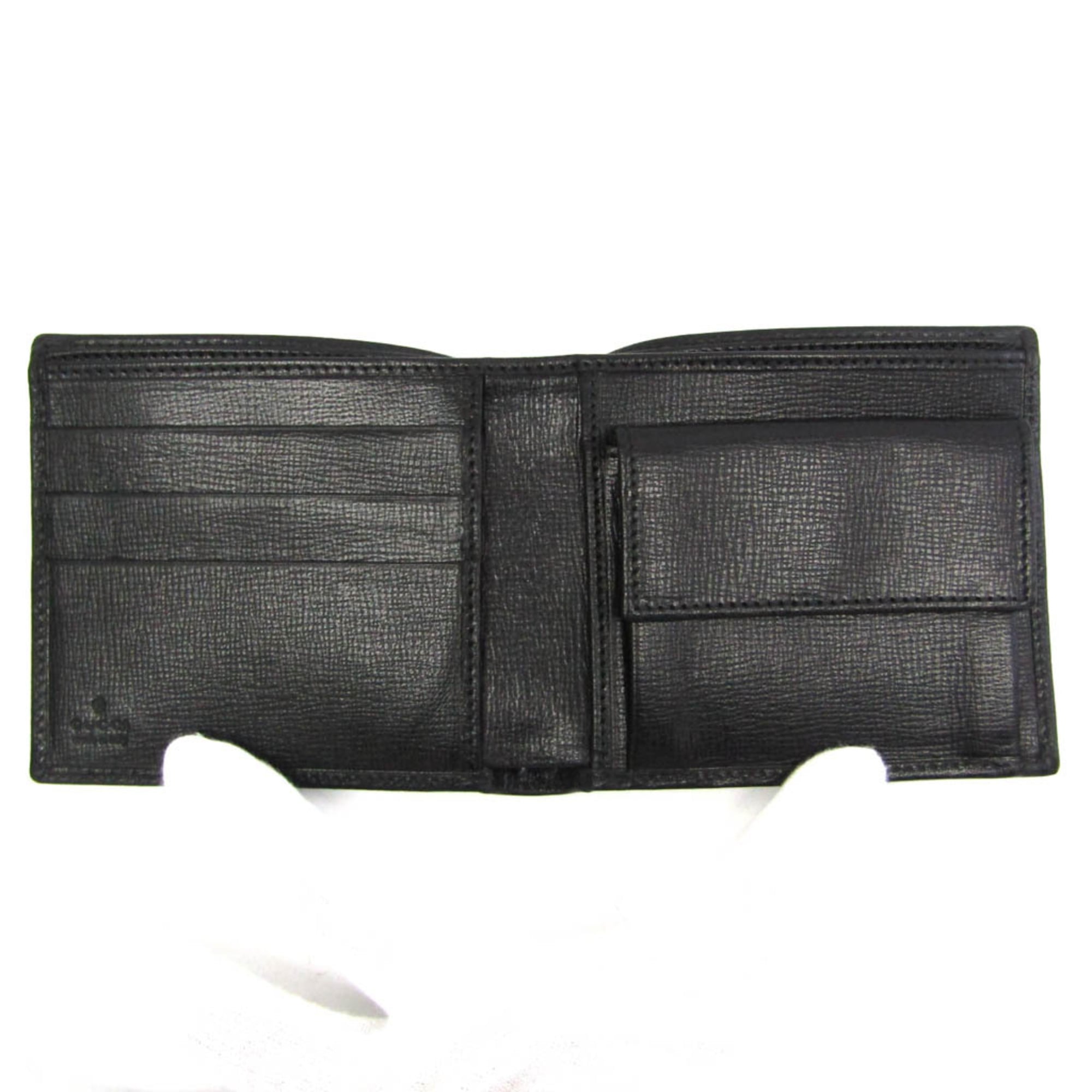 Gucci 120949 Men's Leather Wallet (bi-fold) Black