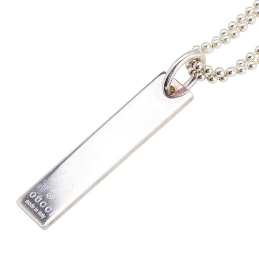 Gucci necklace ball chain double SV925 silver women's GUCCI