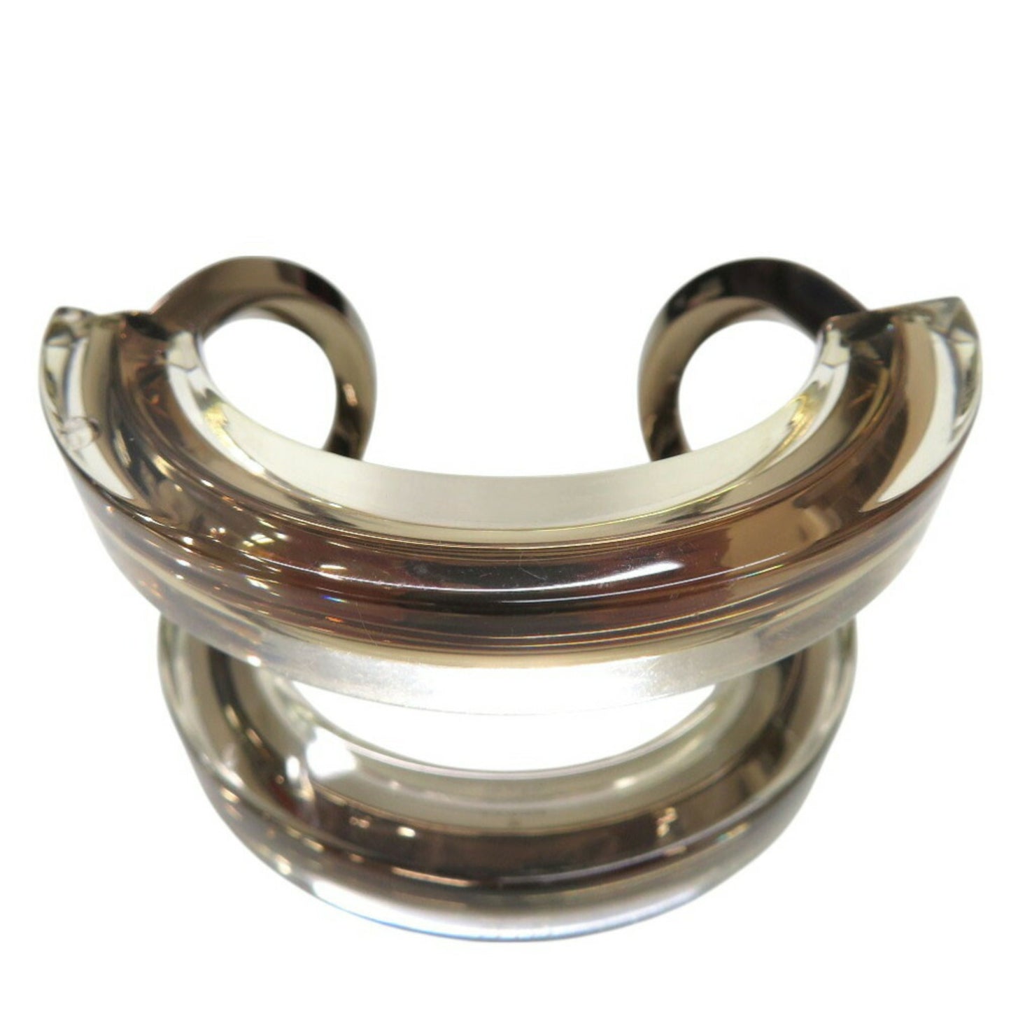 Gucci Clear Bangle Plastic Champagne Gold 0191GUCCI