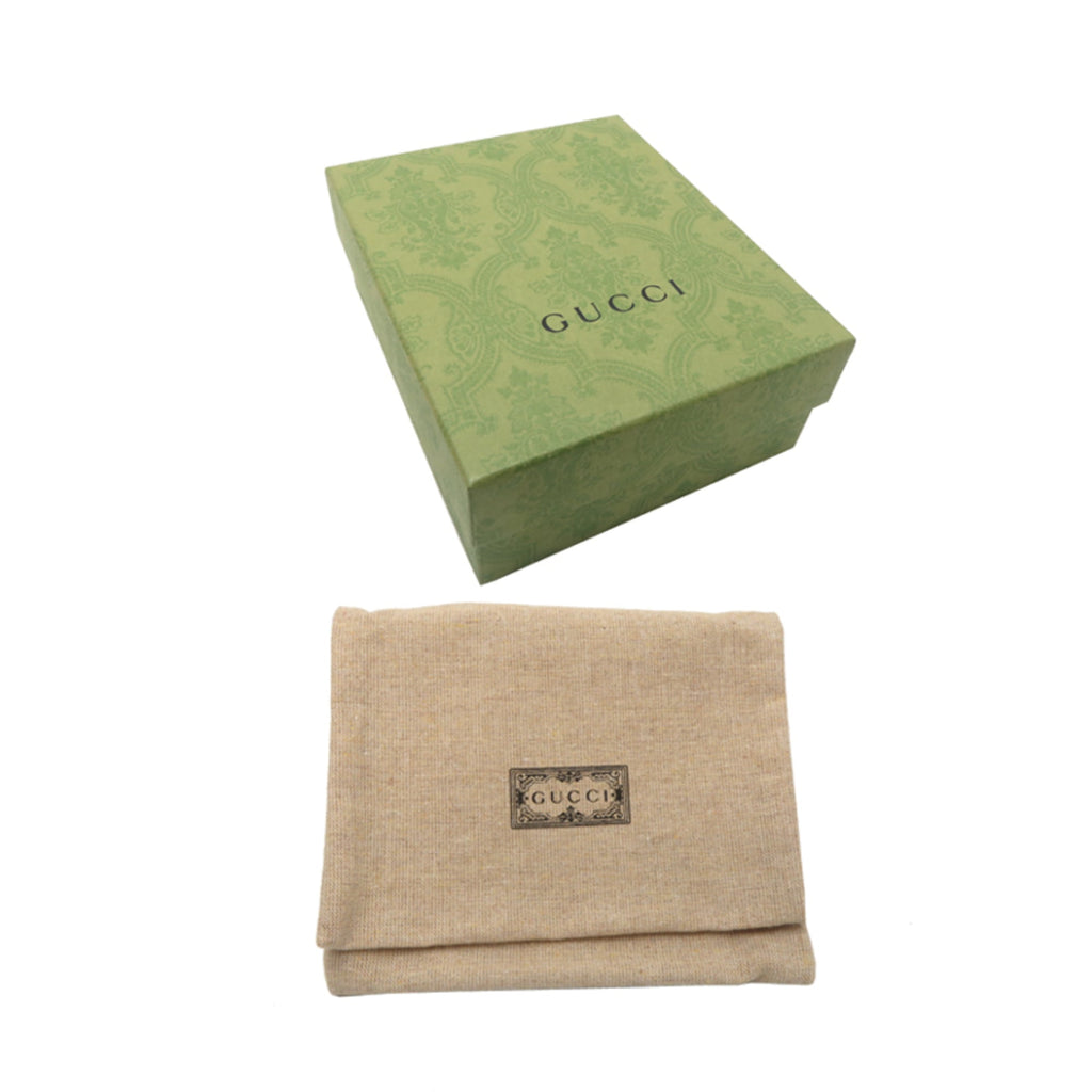 Gucci Compact Wallet Doraemon Women's Bifold 647788 Mini GG Supreme Brown