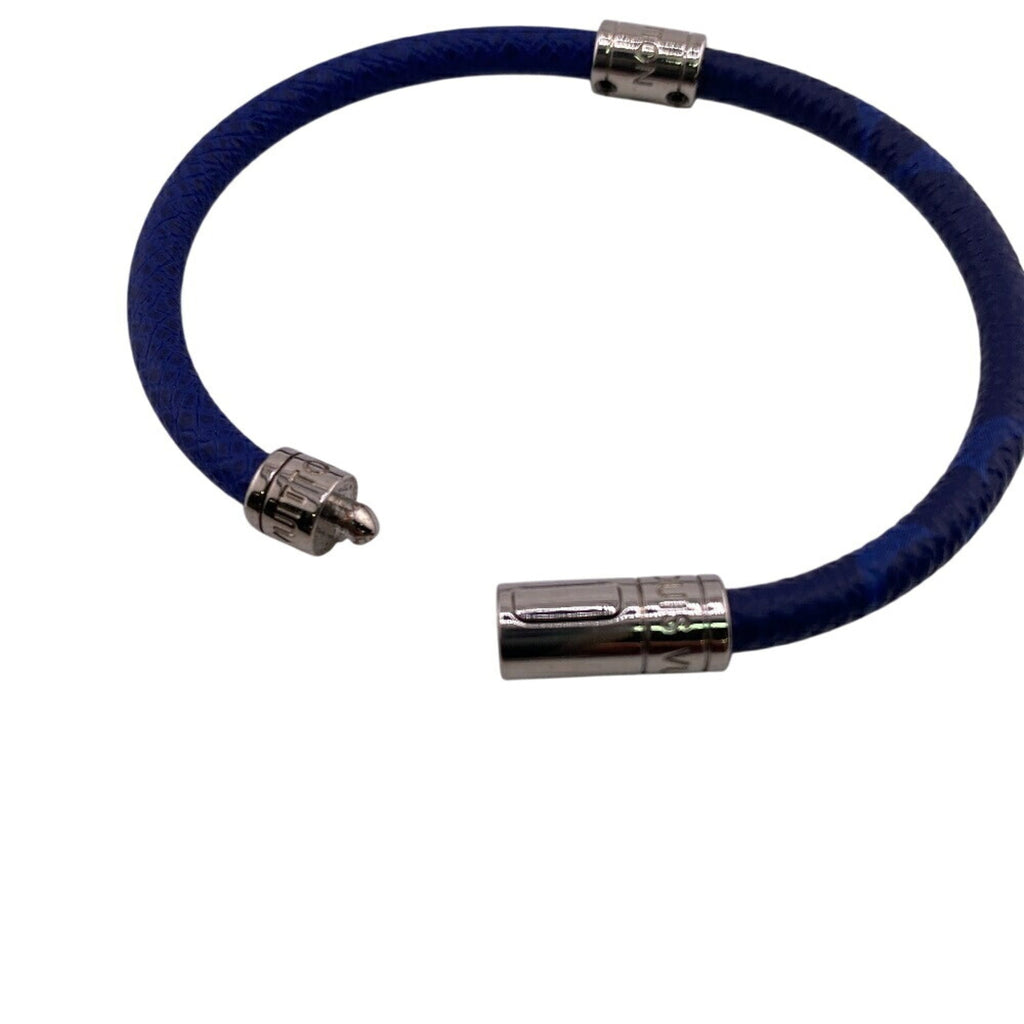LOUIS VUITTON M6568D Neo Split Bracelet, Blue, Men's