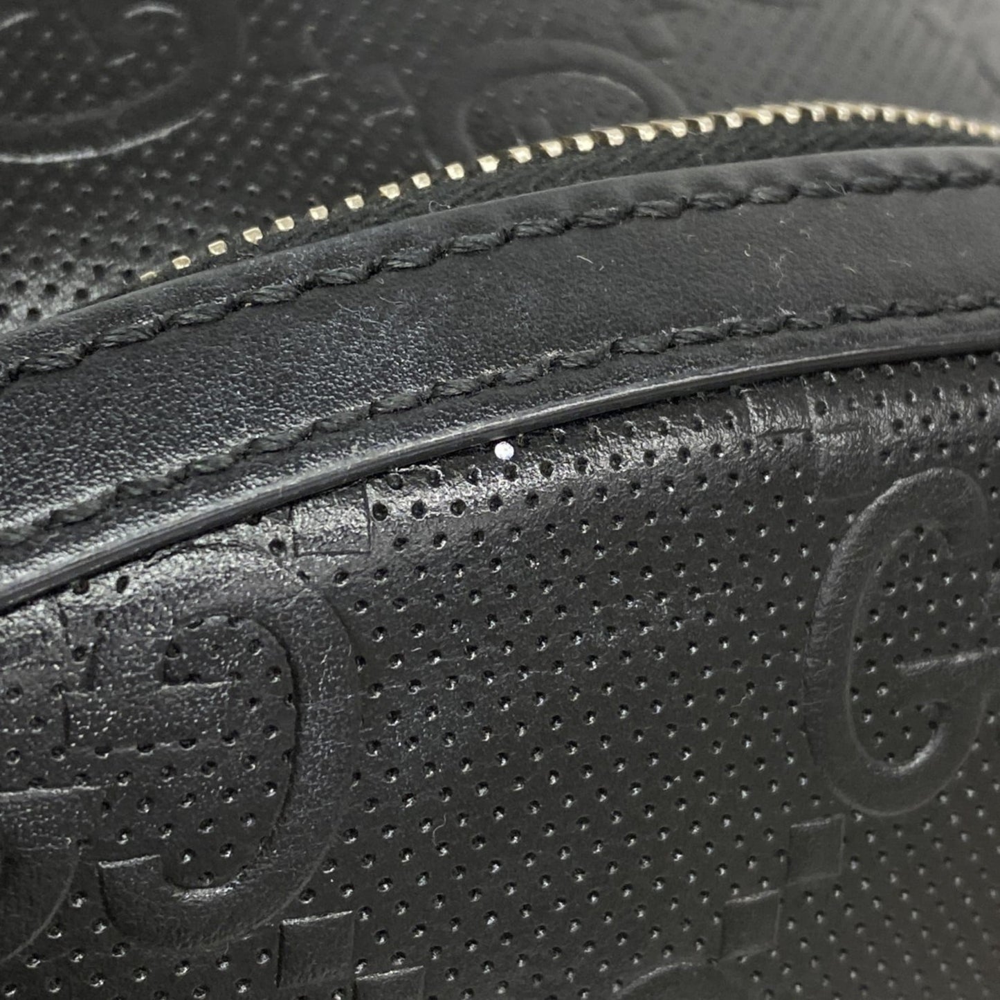 Gucci Backpack/Daypack GG Embossed Leather Black 658579 for Men and Women