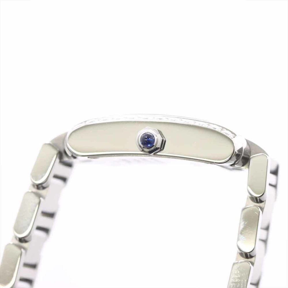 Cartier Tank Francaise SM W4TA0008 Women's Watch, Diamond Bezel, Ivory, Quartz Watch — Like New