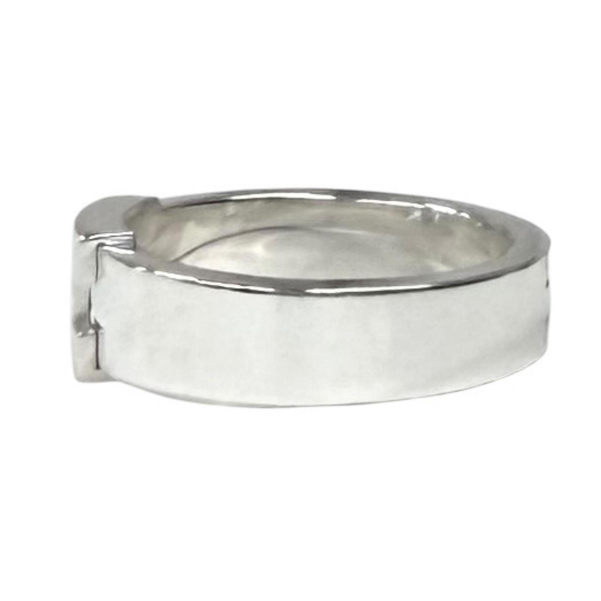 HERMES Vintage AG925 Hercules Ring, Silver, Size 51, Weight 5.17g, Women's — Like New