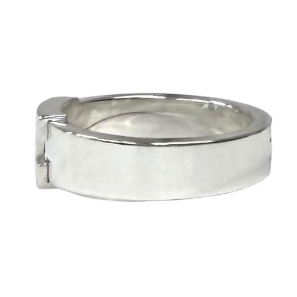 HERMES Vintage AG925 Hercules Ring, Silver, Size 51, Weight 5.17g, Women's — Like New