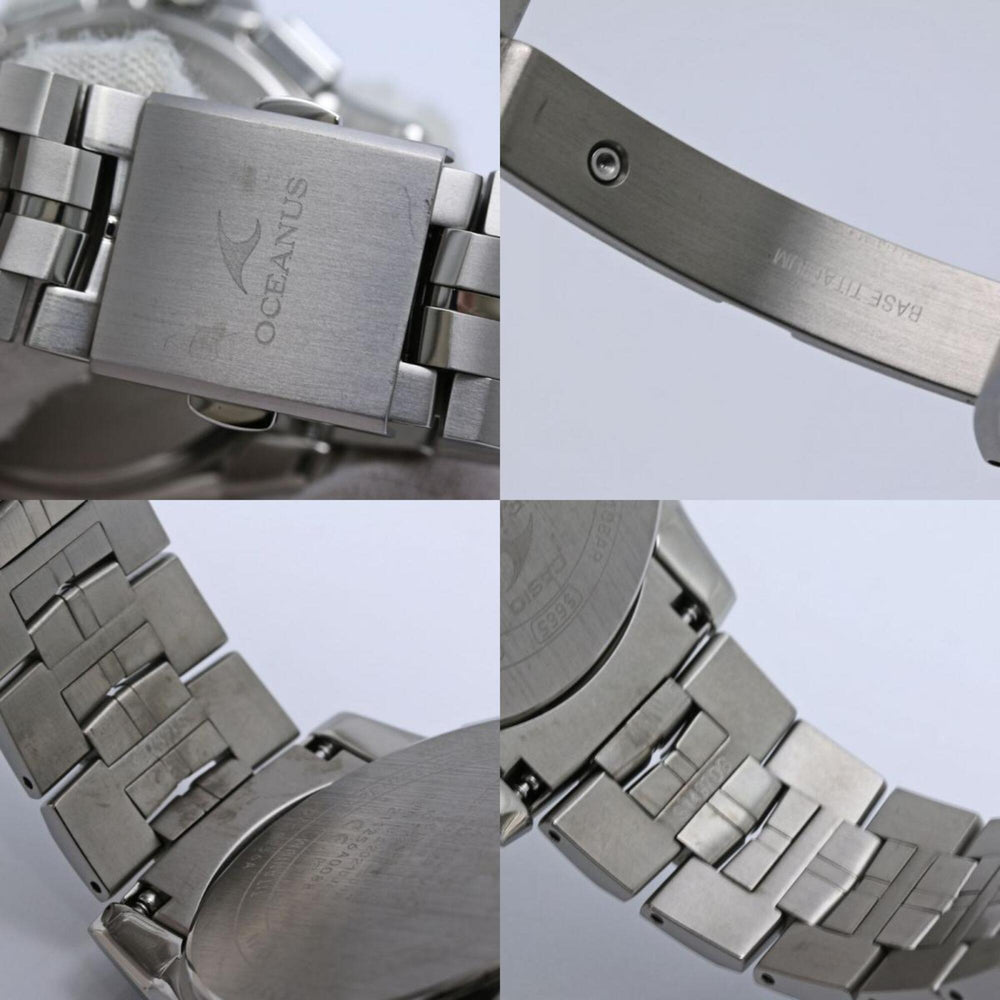CASIO Oceanus Manta Date OCW-S6000-1AJF Men's Titanium Watch 40484 — Very Good