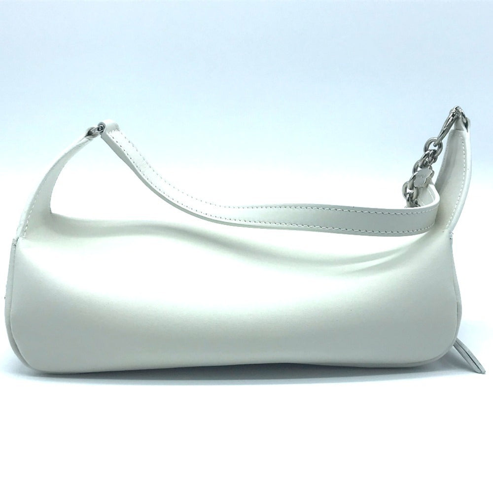 FURLA Studded Isola Chain Waist Bag Body Leather Women's White x — New - Store Return