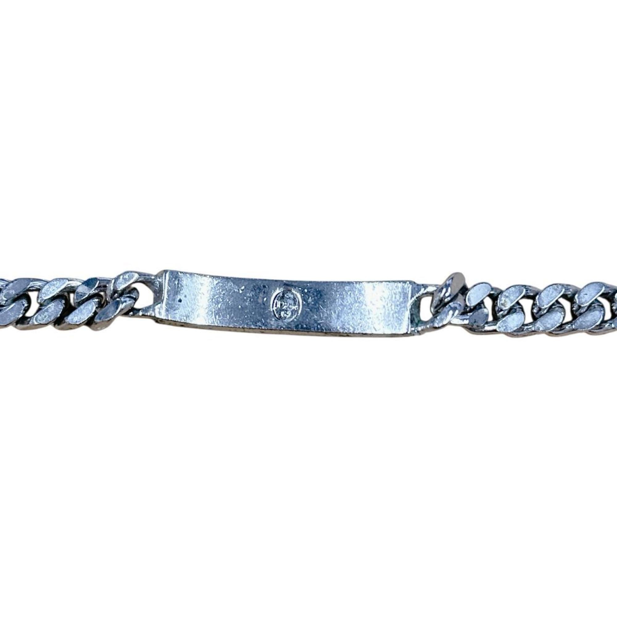 Christian Dior bracelet chain silver