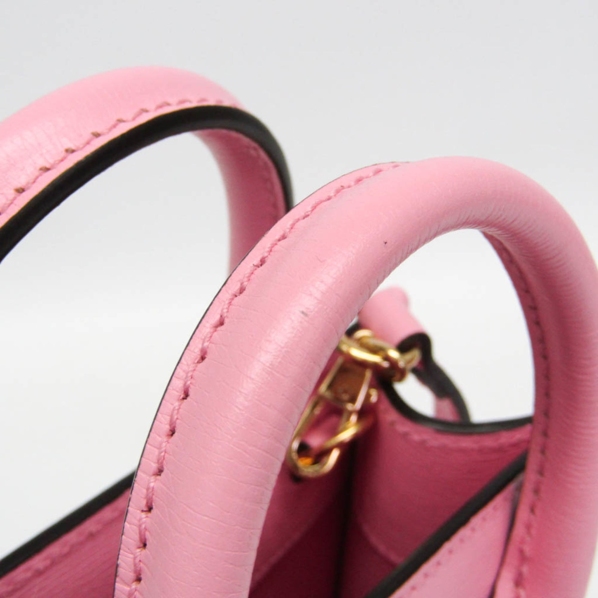 Gucci GUCCI X Bananya Metal Bananya 671623 Women's Leather Handbag,Shoulder Bag Pink — Like New