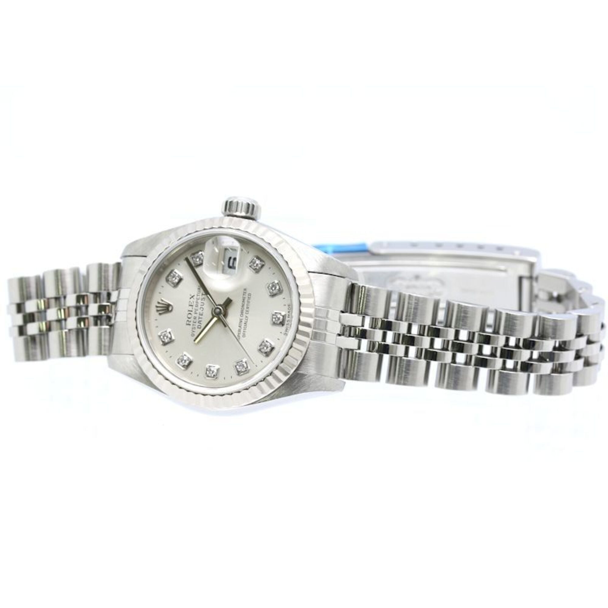 ROLEX Datejust 10P Diamond 79174G Women's Watch SSx18KWG 40458 — Good