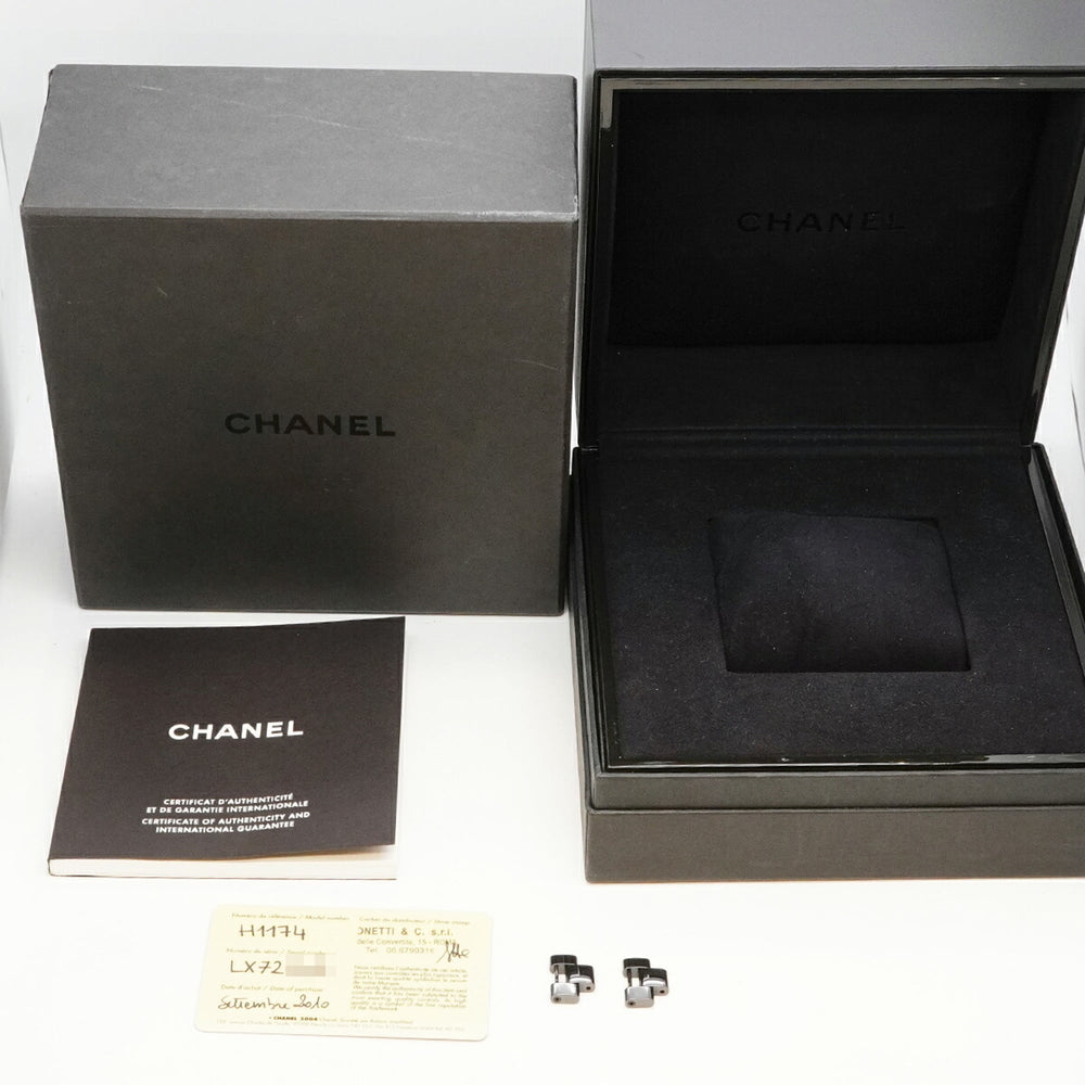 Chanel J12 Diamond Bezel H1174 Black Dial Men's Watch — Good