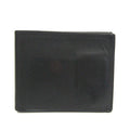 Hermes Citizen Twill Compact Men's Leather Bill Wallet (bi-fold) Black