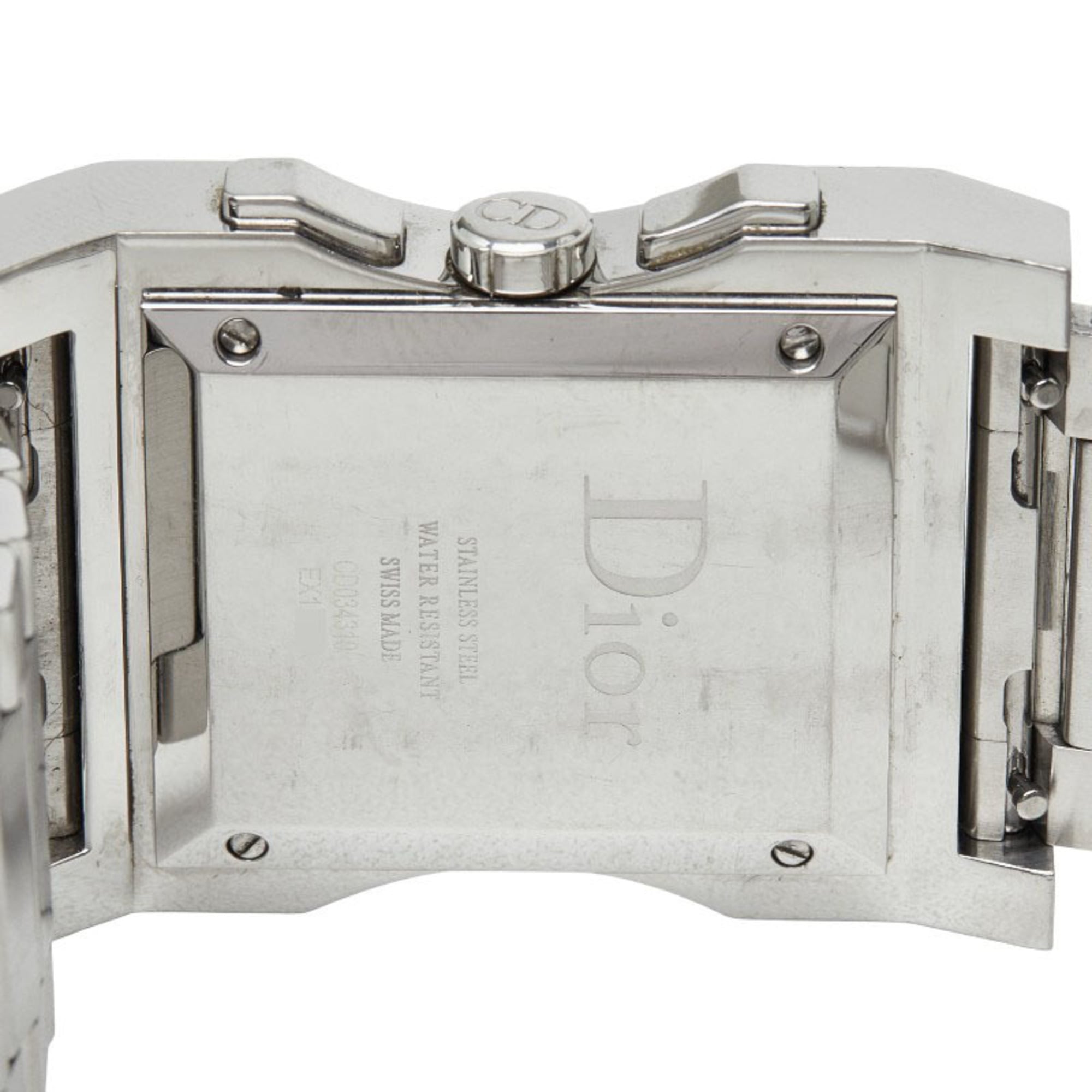 Dior Chris 47 Watch CD034310 Quartz Silver Dial Stainless Steel Men's — Good