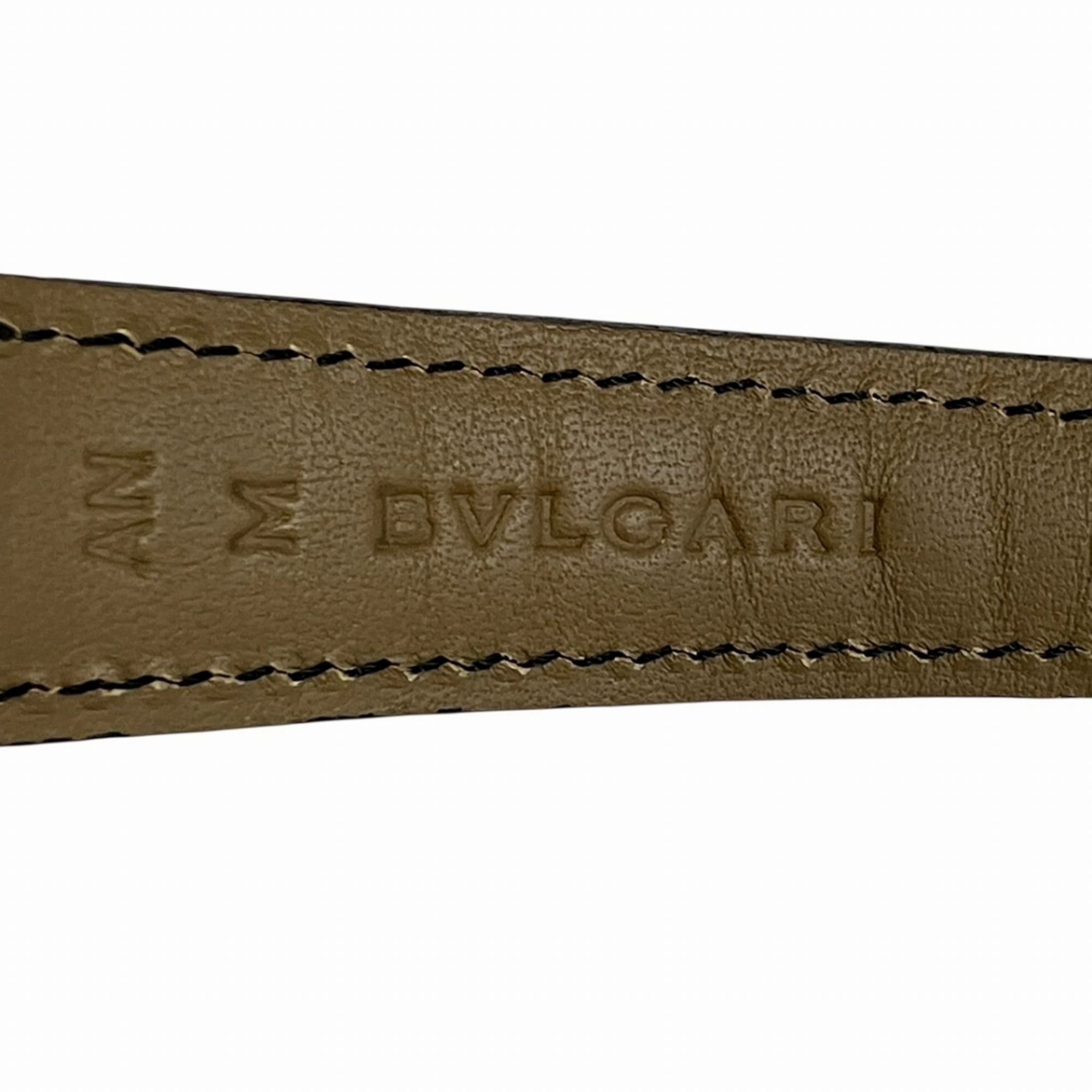 Bulgari BVLGARI Solo Tempo watch, total weight 38.1g, stainless steel, genuine leather strap, quartz movement, ST35S — Good