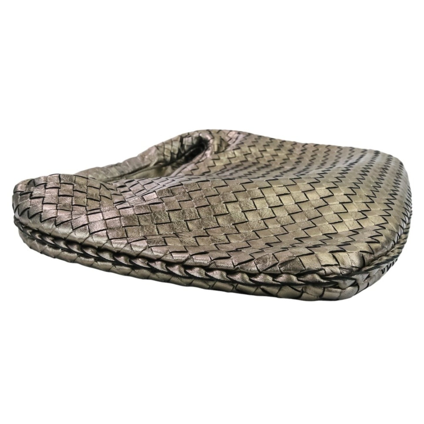 BOTTEGA VENETA Intrecciato Leather Hobo One-Shoulder Bag 115653 in Metallic Color for Women