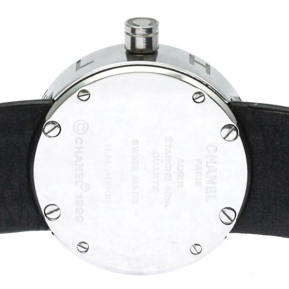 CHANEL La Ronde Steel Leather Quartz Ladies Watch H0579 Polished — Very Good