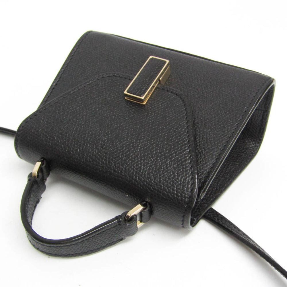 Valextra ISIDE BELT SGES0061028LOCPL99 Women's Leather Fanny Pack,Shoulder Bag Black — Like New