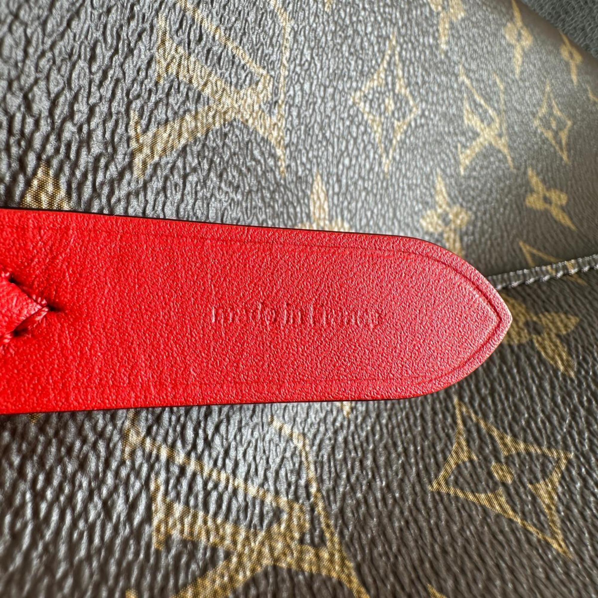 Louis Vuitton Coquelicot Shoulder Bag, 2-Way Monogram NeoNoe Canvas, M44021 — Like New