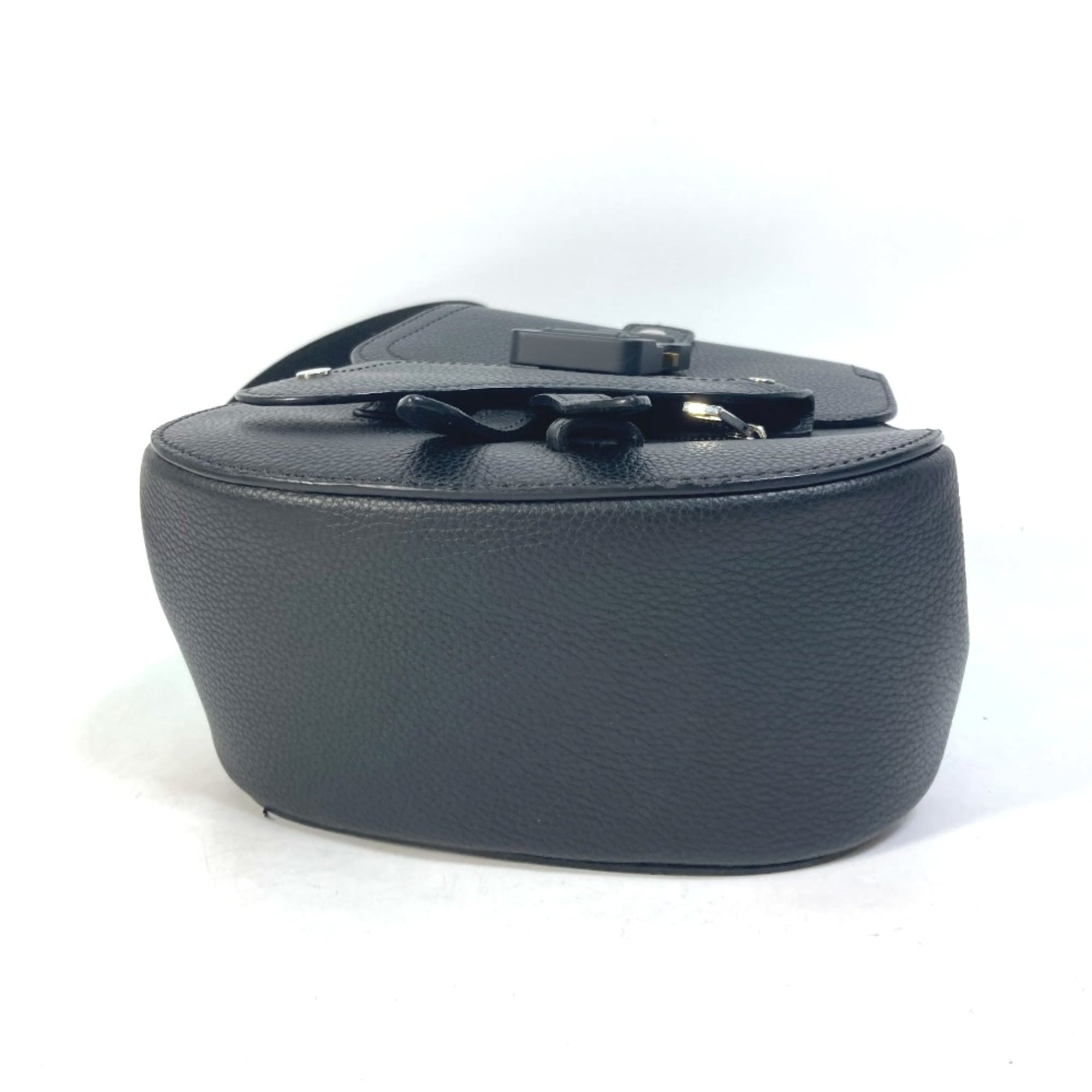 CHRISTIAN DIOR Bag Saddle backpack Backpack Black — Like New