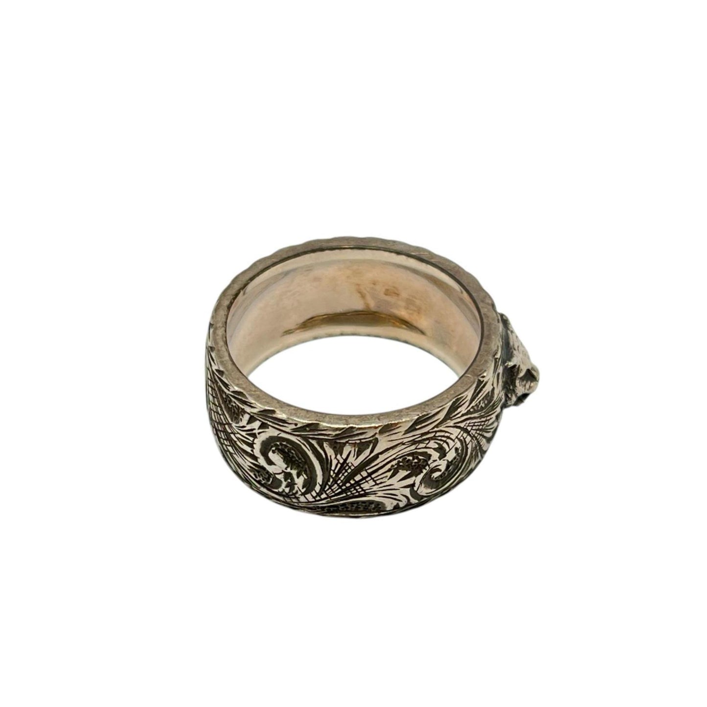 Gucci Cat Head Ring in Silver 925 for Men