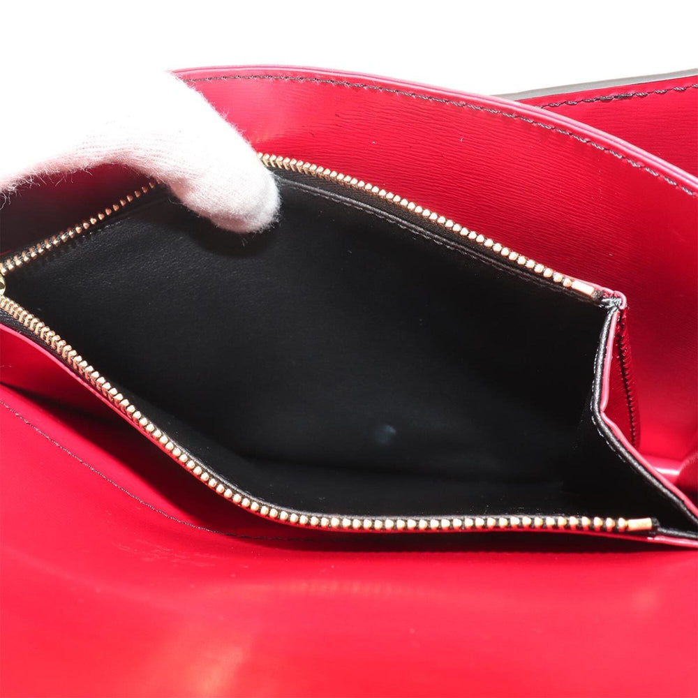 Louis Vuitton Epi Friedland Shoulder Handbag, Leather, Black/Red, M52417, Gold Hardware — Like New