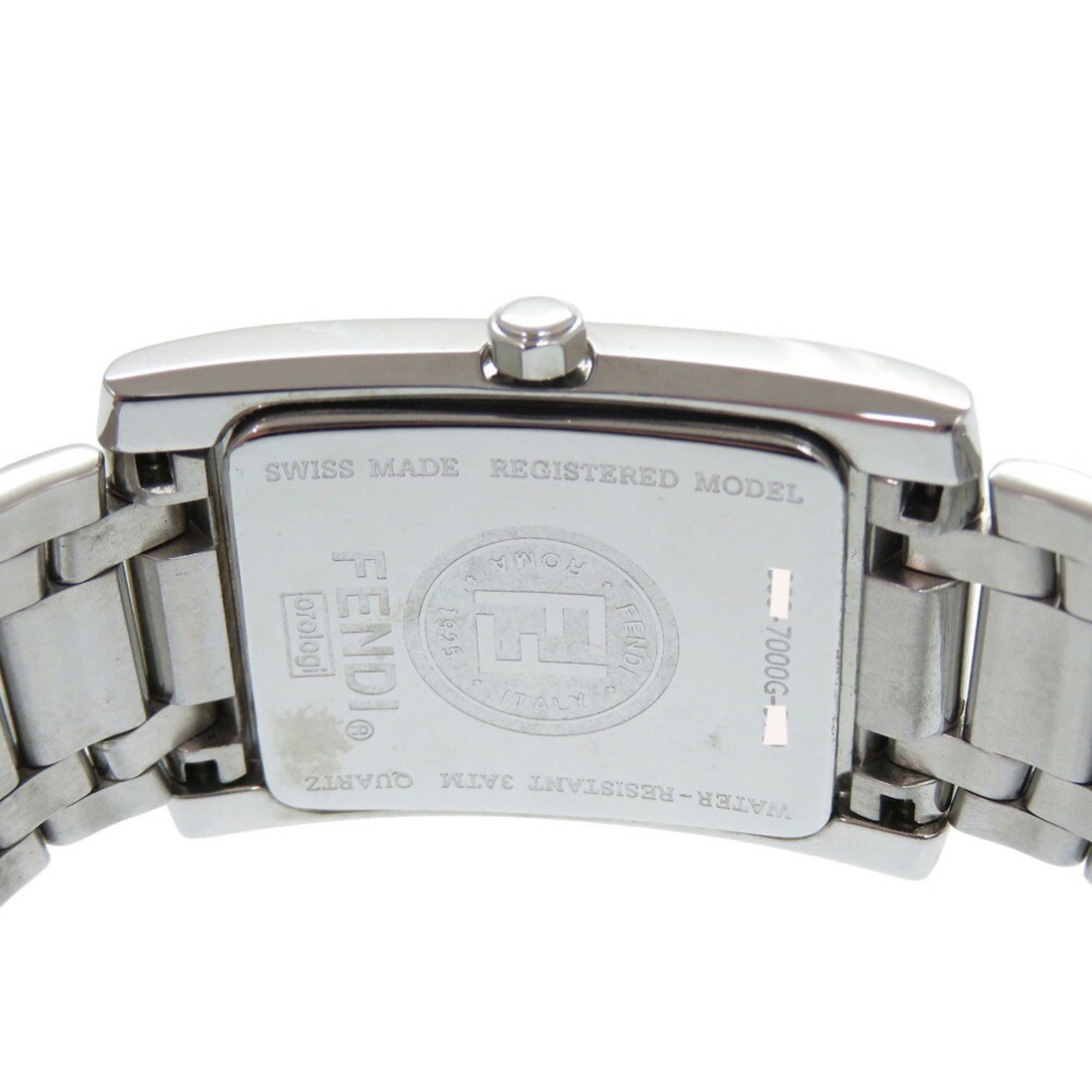Fendi Classico 7000G Stainless Steel Navy Silver Quartz Watch 1914FENDI — Good