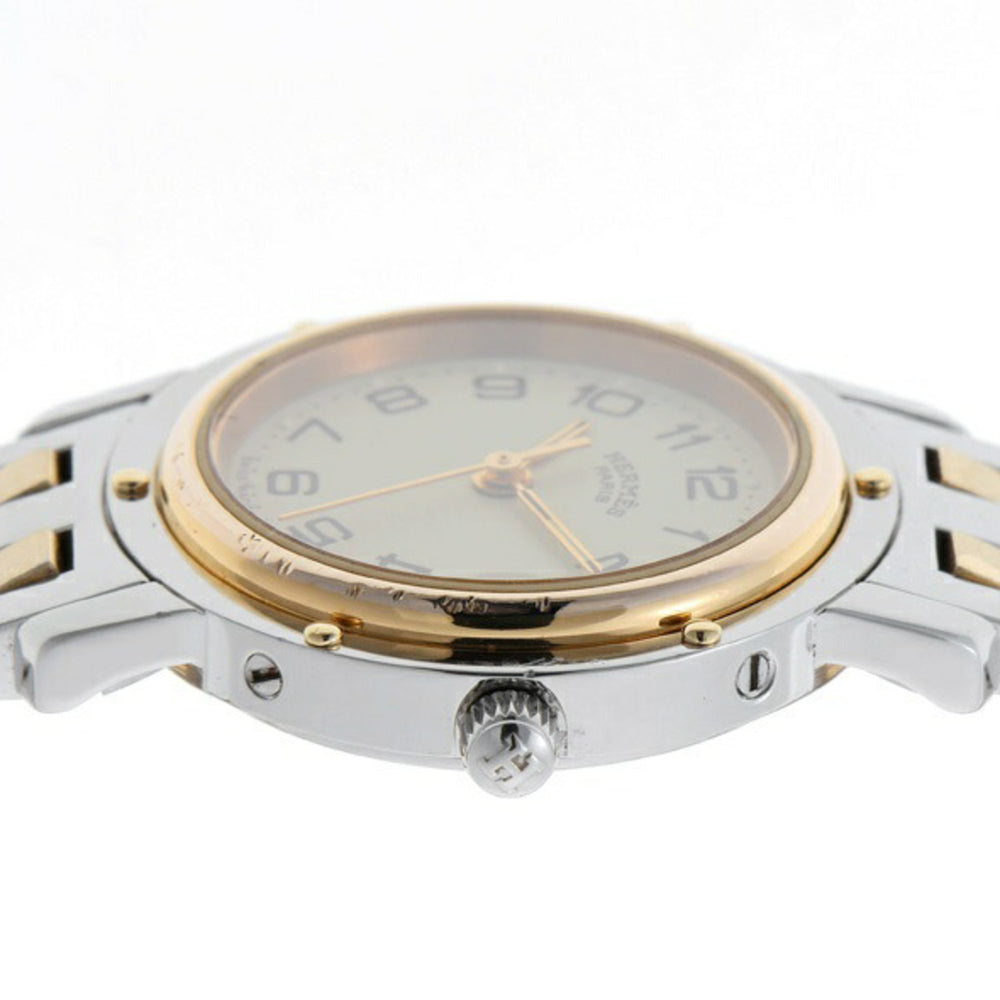 Hermes Clipper CL3.240.130.3-22 Beige Quartz Watch — Good