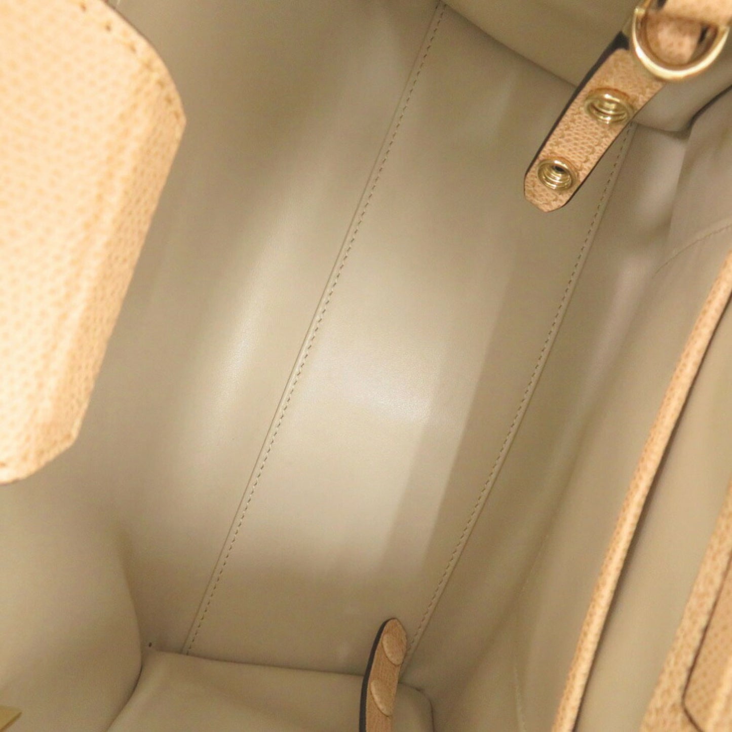 Valextra Triennale Medium Leather Handbag in Pink Beige (0473)