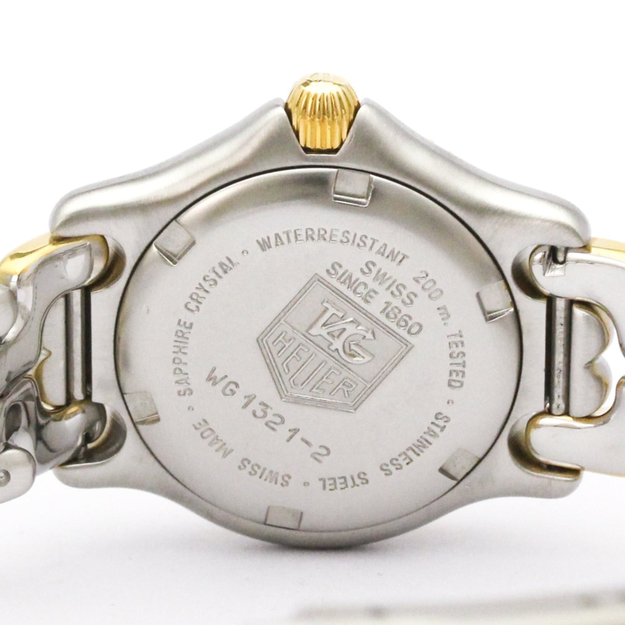 TAG HEUER Sel Professional 200M Gold Plated Steel Watch WG1321 Polished — Very Good