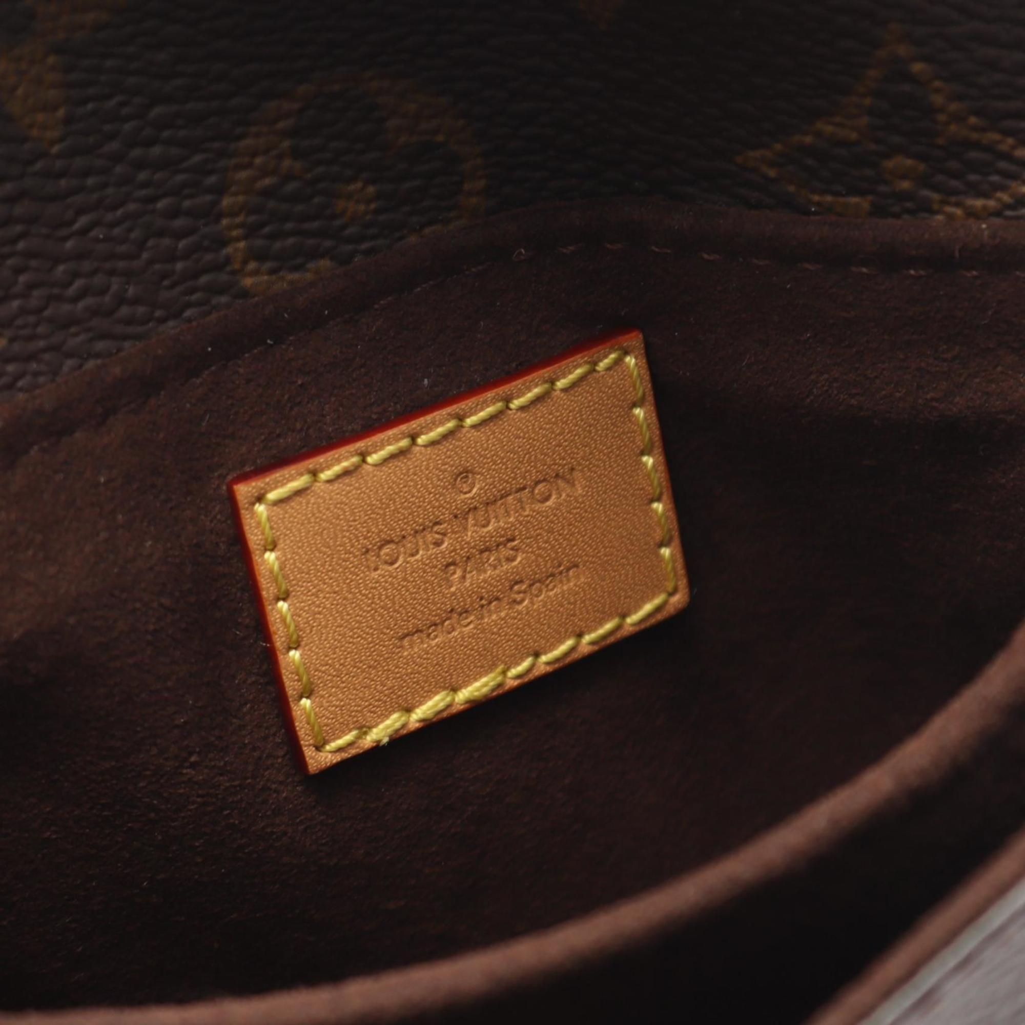 Louis Vuitton Micro Metis Monogram Handbag, Coated Canvas and Leather, Brown, Women's, M81267