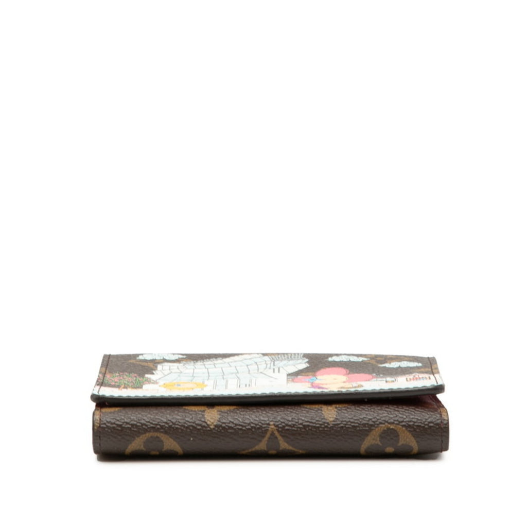 Louis Vuitton Monogram Portefeuille Victorine Vivienne Tri-fold Wallet M81631 Brown Multicolor Women's LOUIS VUITTON
