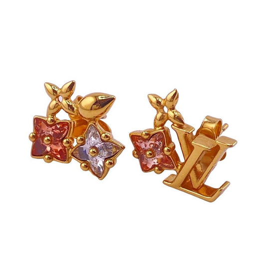 LOUIS VUITTON M00786 Boucle d'oreille Puce Luluglam Earrings Rings for one or both ears, gold, women