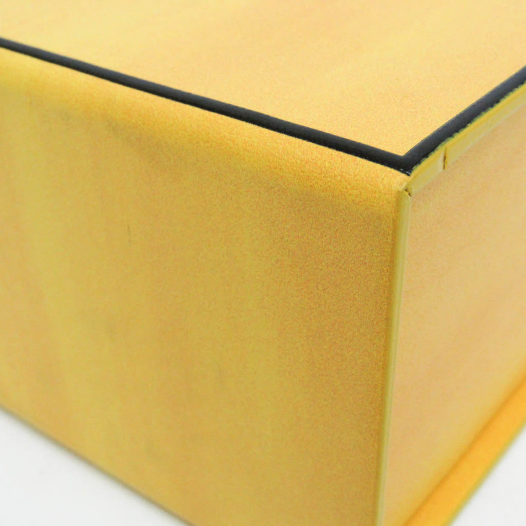 Fendi Box 7VA519 Women's Leather Shoulder Bag Yellow