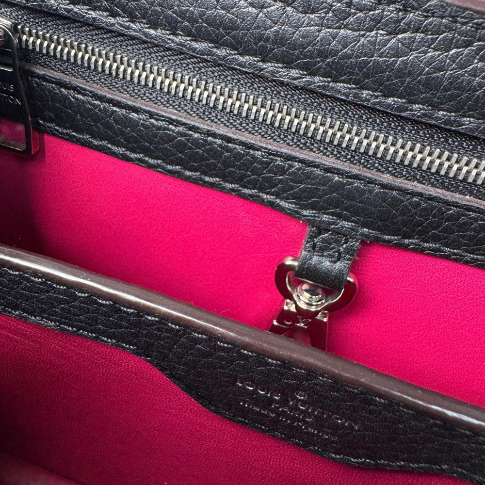 Louis Vuitton Capucines BB M94586 AH2164 2-way Shoulder Bag/Handbag, Black, Crossbody, Women's — Like New