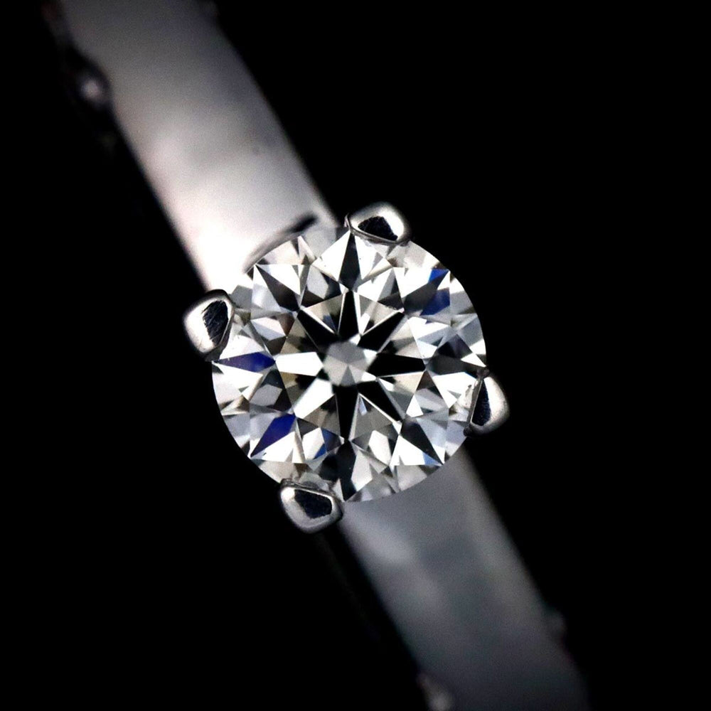 Gucci Icon Solitaire Diamond Ring, 0.24ct F VVS1, Size #9, White Gold (WG) — Like New