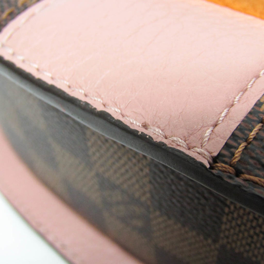 Louis Vuitton Damier Wight N64418 Women's Shoulder Bag Brown,Pink — Like New