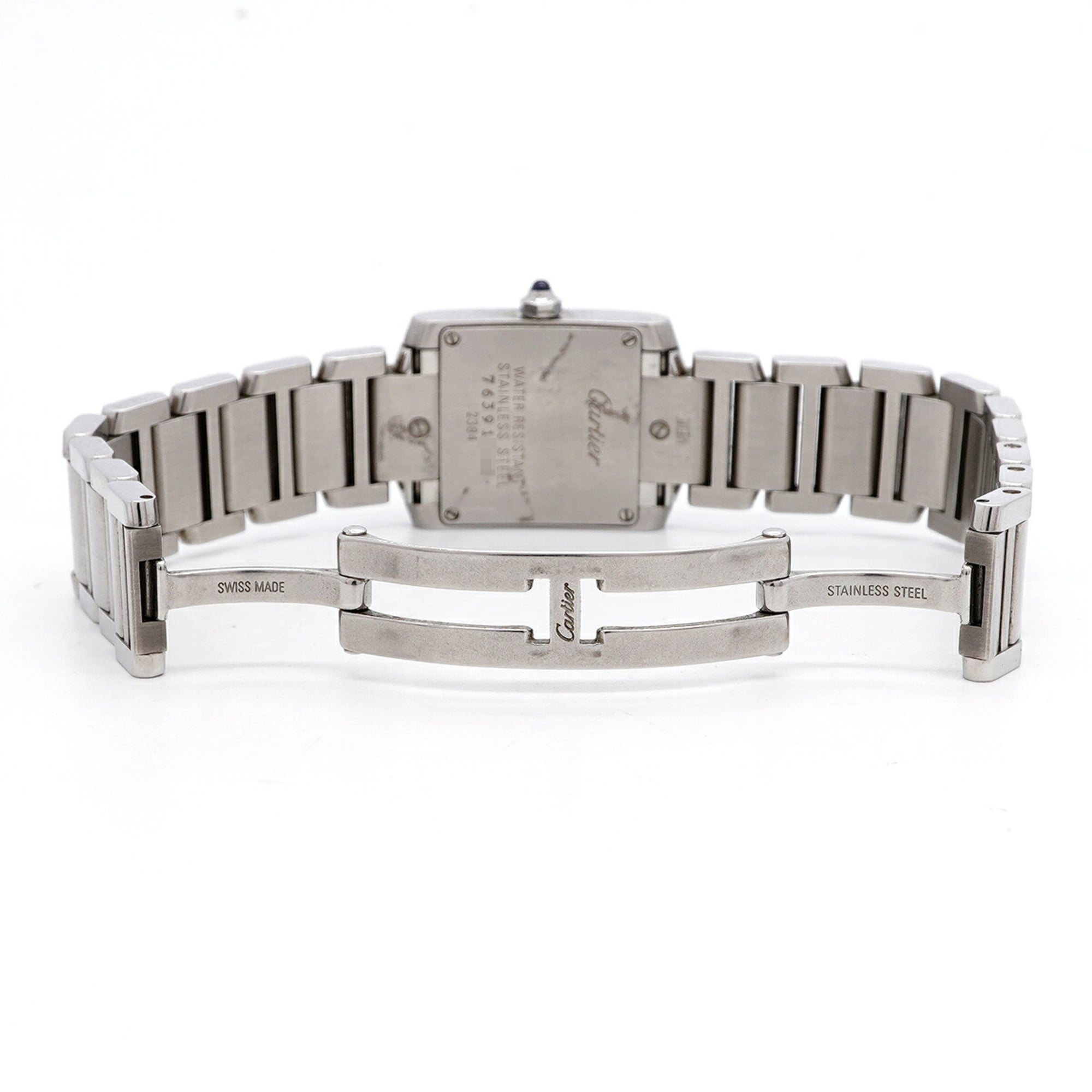 Cartier Tank Française SM W51008Q3 Ivory Dial Women's Watch — Good