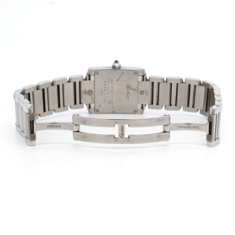 Cartier Tank Française SM W51008Q3 Ivory Dial Women's Watch — Good