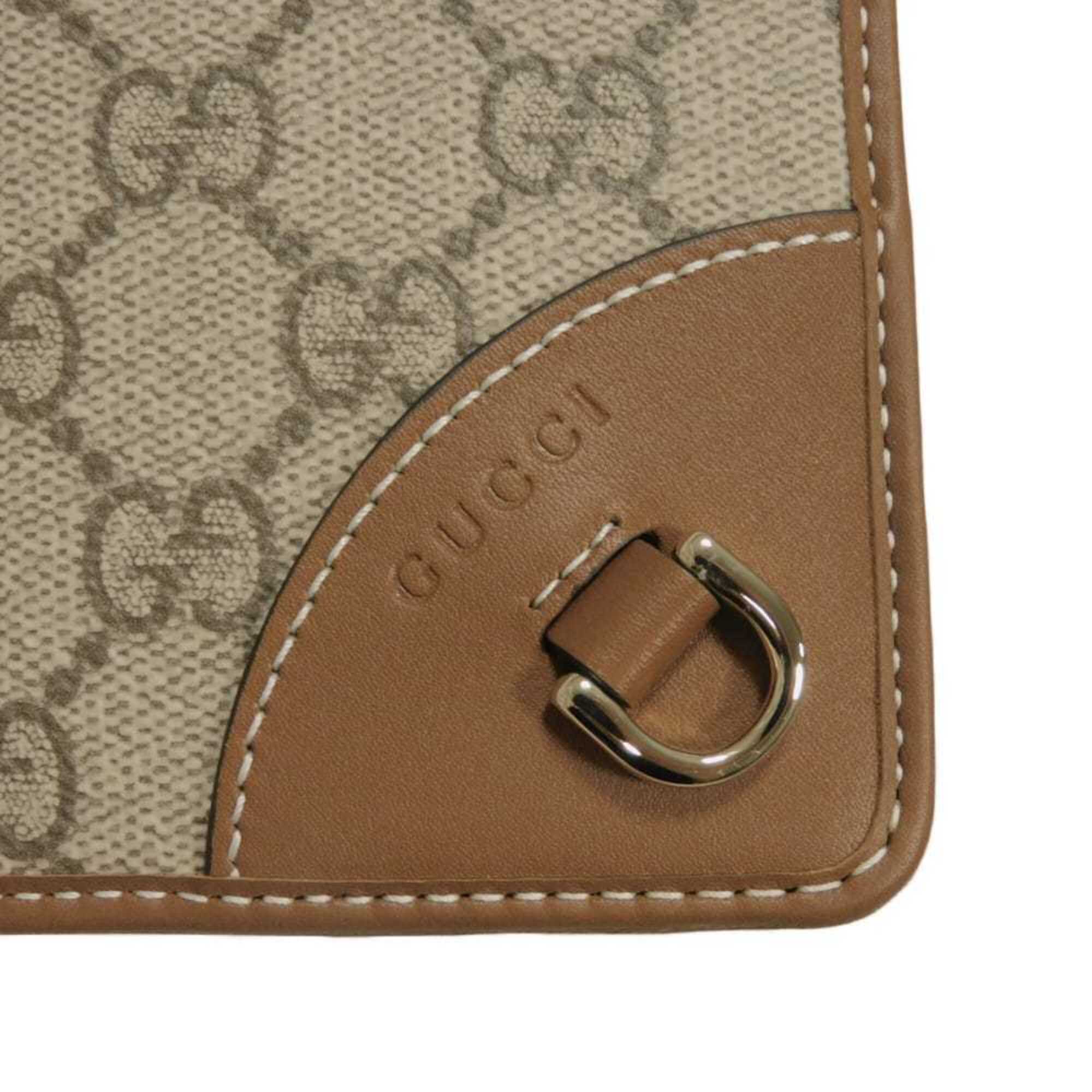 Gucci GUCCI Shoulder Bag GG Emblem Super Brown Web 2WAY Supreme Beige 820688 FAD6L 9758 Men's Women's — New - Store Return