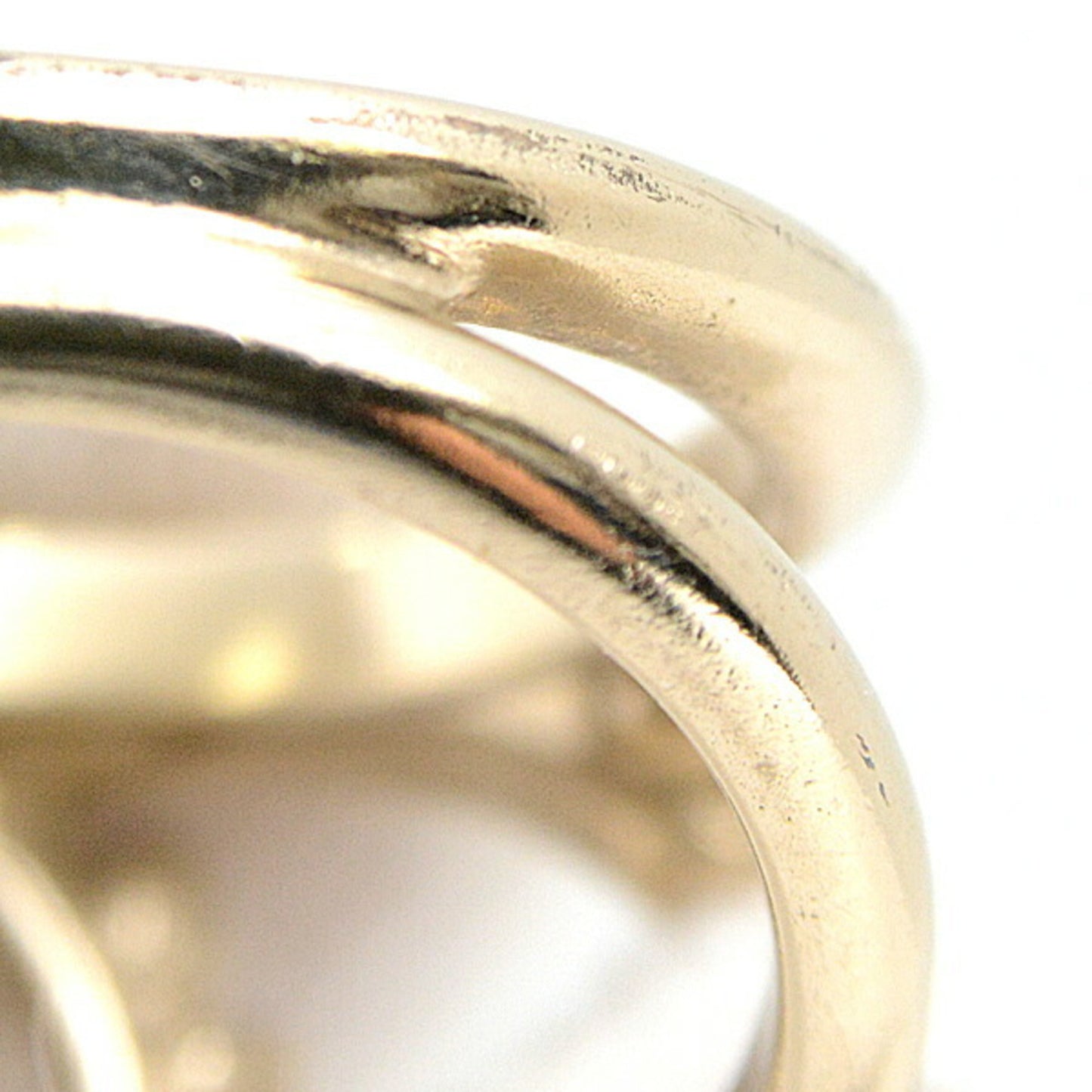 Chanel Ring for Women, Coco Mark Drop Design Rhinestone Ring, Champagne Gold Color, CHANEL C20A