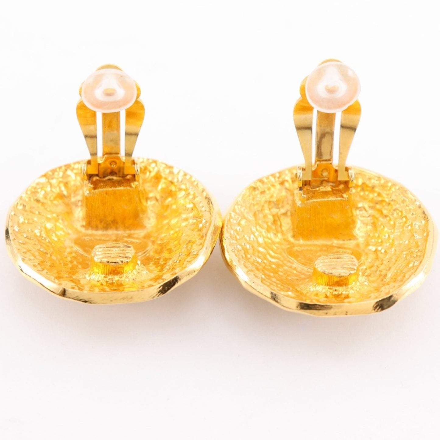 CHANEL 31 RUE CAMBON Cambon Earrings, Vintage, Gold Plated, Approx. 23.0g, CAMBON, Women's